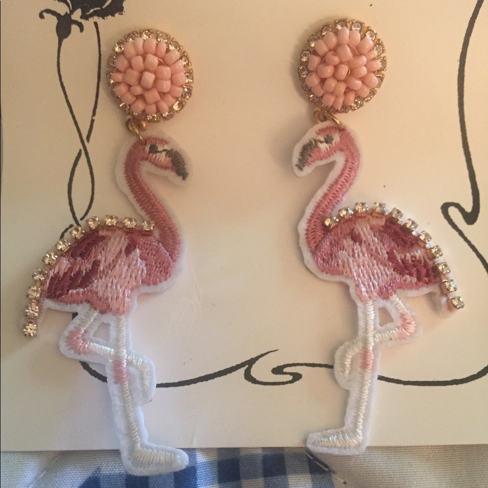 Flamingo boutique earrings